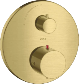 Hansgrohe Axor Starck Thermostat Unterputz mit Absperrventil brushed brass