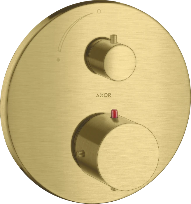 Hansgrohe Axor Starck Thermostat Unterputz mit Absperrventil brushed brass