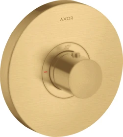 Hansgrohe Axor ShowerSelect rund Thermostat brushed gold optic