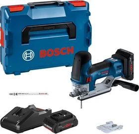 Bosch Professional GST 18V-155 SC Akku-Pendelhubstichsäge inkl. L-Boxx + 2 Akkus 4.0Ah