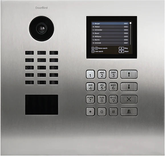 DoorBird D21DKH IP Video Türstation für Mehrfamilienhäuser/Gebäudekomplexe