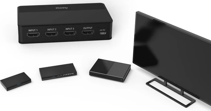 Hama 4K-HDMI-Umschalter 3x1