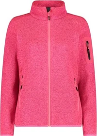 CMP Knit Tech Melange Fleece Jacke gloss antracite (Damen)
