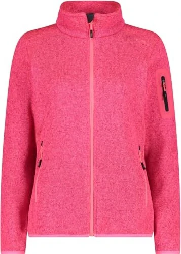 CMP Knit Tech Melange Fleece Jacke gloss antracite (Damen)