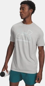 Under Armour Foundation Funktionsshirt kurzarm titanium/enamel blue/illusion green (Herren)