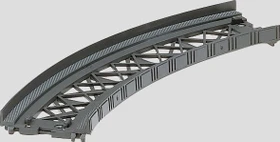 Märklin - Spur Z Zubehör - Rampenstück gebogen R145mm 45 Grad