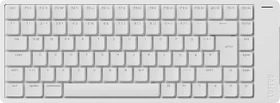 Lofree Flow 2 84, Silver, LEDs weiß, Kailh LOW PROFILE Surfer, USB/Bluetooth, DE