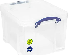 Really Useful Box Aufbewahrungsbox, 35l, transparent