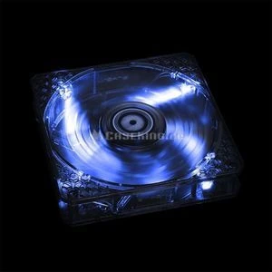 BitFenix Spectre Pro LED schwarz/blau, 140mm
