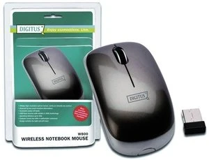 Digitus Wireless Optical Notebook Scroll Mouse, USB