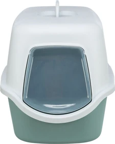 Trixie Katzentoilette Vico, mit Haube, salbei/weiß