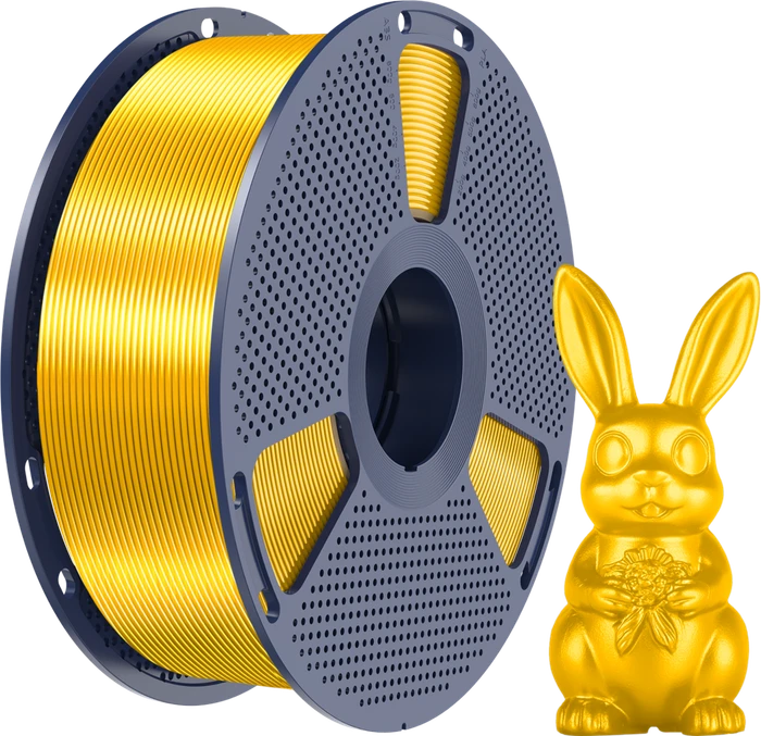 Sunlu Silk PLA+, Light Gold, Spule, 1.75mm, 1.00kg