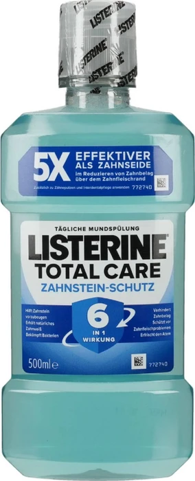 Listerine Total Care 6-in-1 Zahnstein-Schutz Mundspülung, 500ml