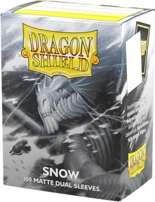 Dragon Shield Matte Dual Sleeves Standard snow, 100 Stück