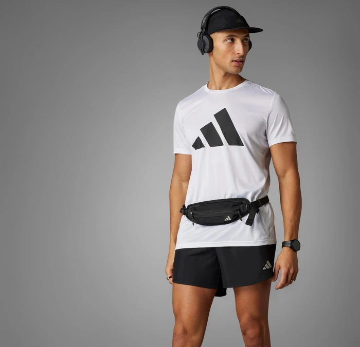 adidas Run It Laufshirt kurzarm weiß (Herren)