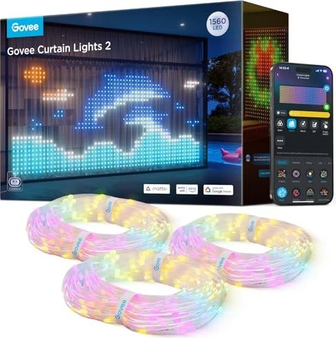 Govee Curtain Lights 2 Smart Lichtervorhang