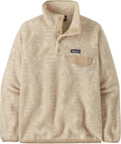Patagonia Lightweight Synchilla Snap-T Pullover flow/dyno white (Damen)
