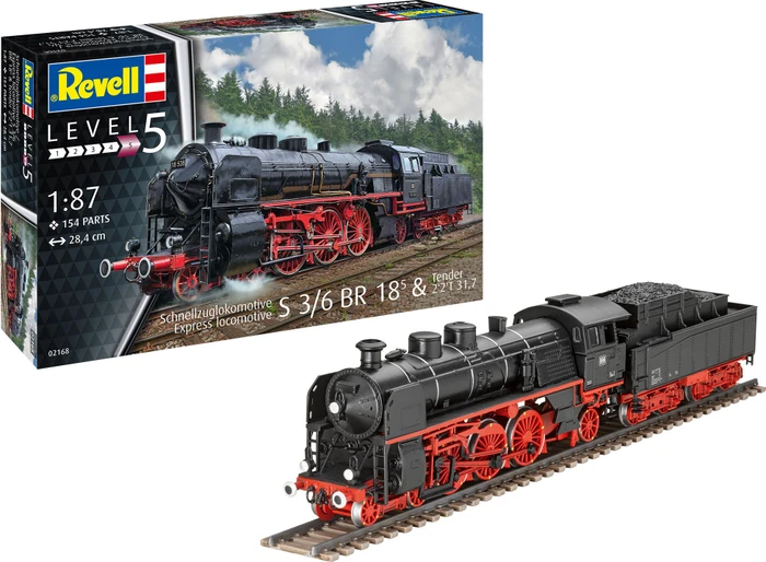 Revell Schnellzuglokomotive S3/6 BR18 mit Tender