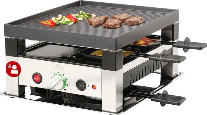 Solis Tischgrill 5in1 für 4 Raclette