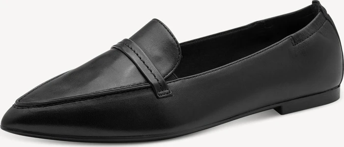 Tamaris Lederslipper schwarz (Damen)