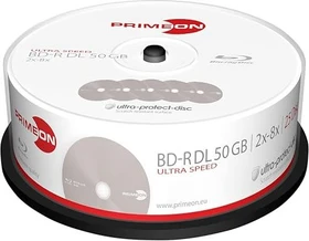 Primeon ultra-protect-disc BD-R 50GB, 8x, 25er Spindel