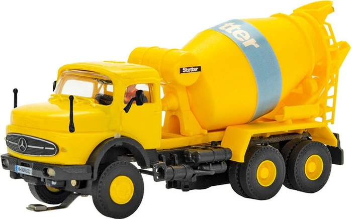 Viessmann - Spur H0 - CarMotion - MB Rundhauber 3-achs Betonmischer