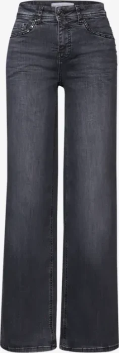 Street One Wide Leg Jeans steel grey washed (Damen)
