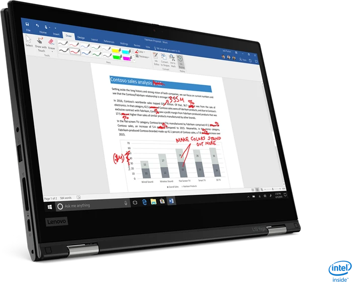 Lenovo ThinkPad L13 Yoga G2 (Intel), schwarz, Core i5-1135G7, 8GB RAM, 256GB SSD, DE