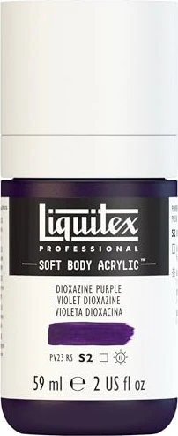 Liquitex Professional Soft Body Acrylic dioxazine purple, 59ml
