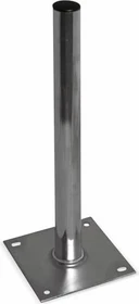 A.S. SAT Alu-Standfuß 0.6m 50mm Platte 19x19cm