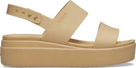 Crocs Brooklyn Low Wedge cashew (Damen)