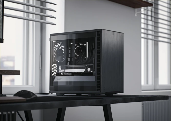 Fractal Design Define 7 Nano Black TG Light Tint, Glasfenster, Mini-ITX, schallgedämmt