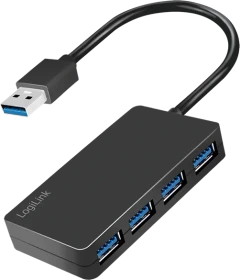 LogiLink 4-Port Hub, 4x USB-A 3.0, USB-C 3.0 [Stecker] (UA0396)