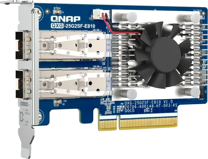 QNAP LAN-Adapter, 2x SFP28, PCIe 4.0 x8