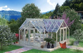 Palmako Emilia 19.1m² Gewächshaus grau