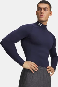 Under Armour ColdGear Kompressionsshirt langarm midnight navy/white (Herren)