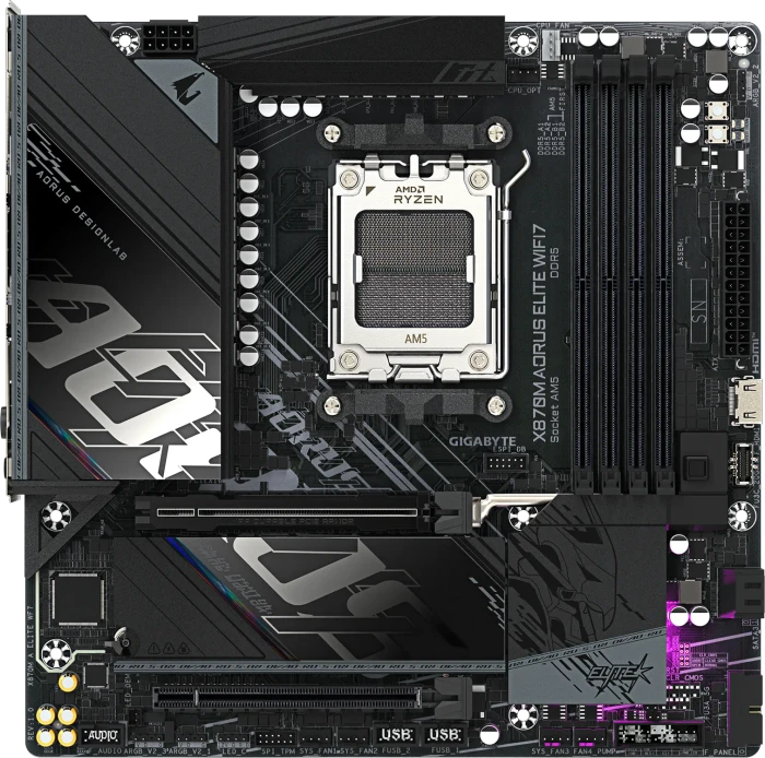 GIGABYTE X870M AORUS Elite WIFI7 (AMD AM5)