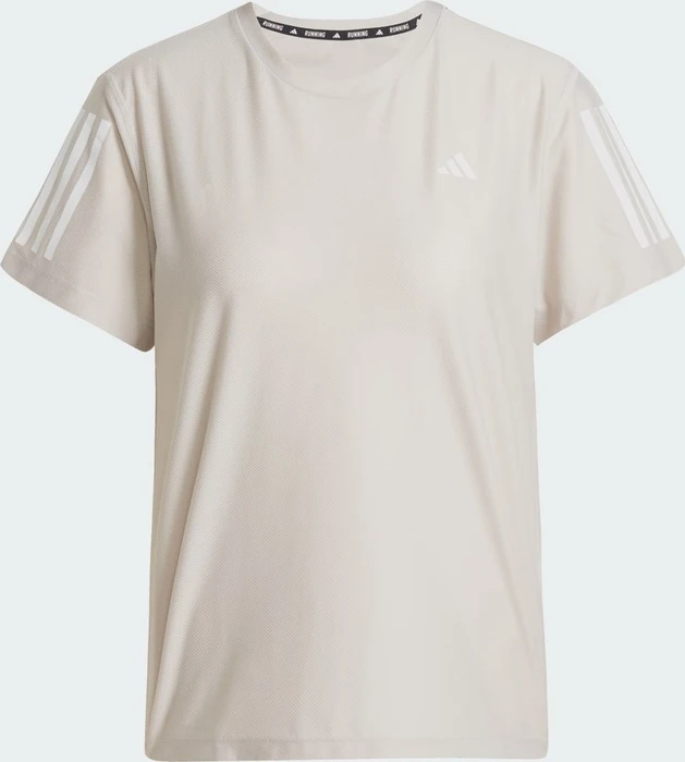 adidas Own The Run Laufshirt kurzarm beige (Damen)