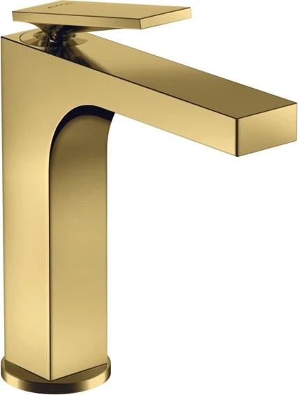 Hansgrohe Axor Citterio 160 Waschbeckenarmatur mit Hebelgriff polished goldoptik
