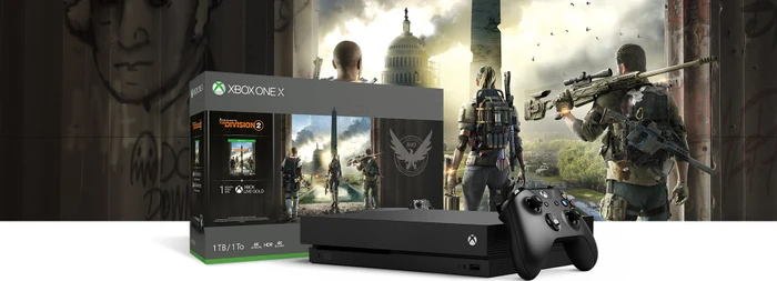 Microsoft Xbox One X - 1TB Tom Clancy's The Division 2 Bundle schwarz