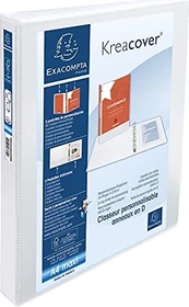 Leitz Standard Präsentations Ringbuch 2-Ring, 2 Fächer, 40mm, A4, weiß