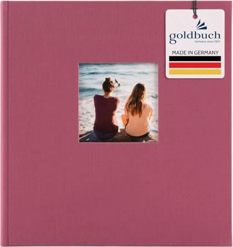 Goldbuch Buch Fotoalbum Bella Vista 30x31 weiße Seiten rot