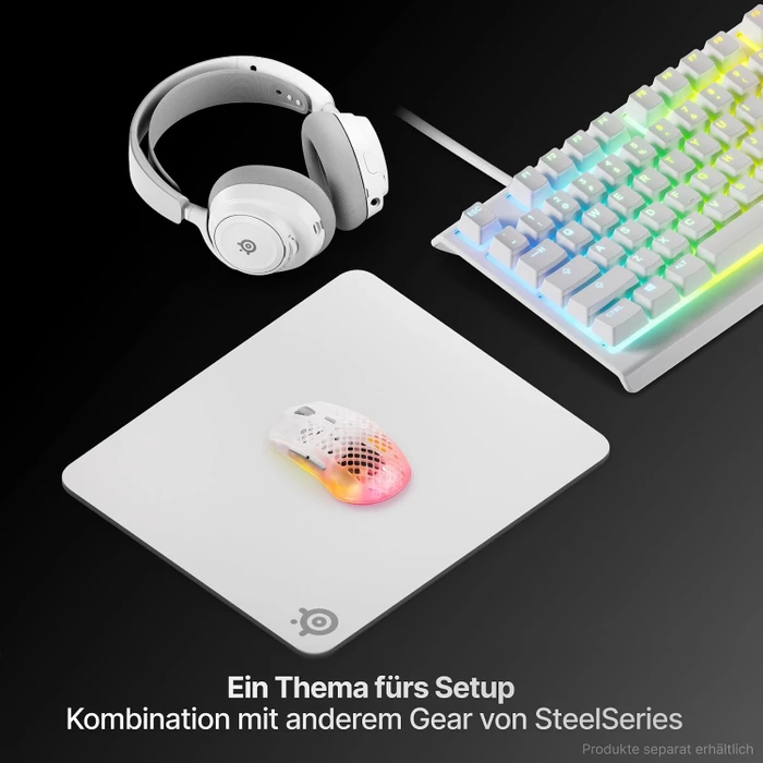 SteelSeries QcK Heavy Large, 450x400mm, weiß