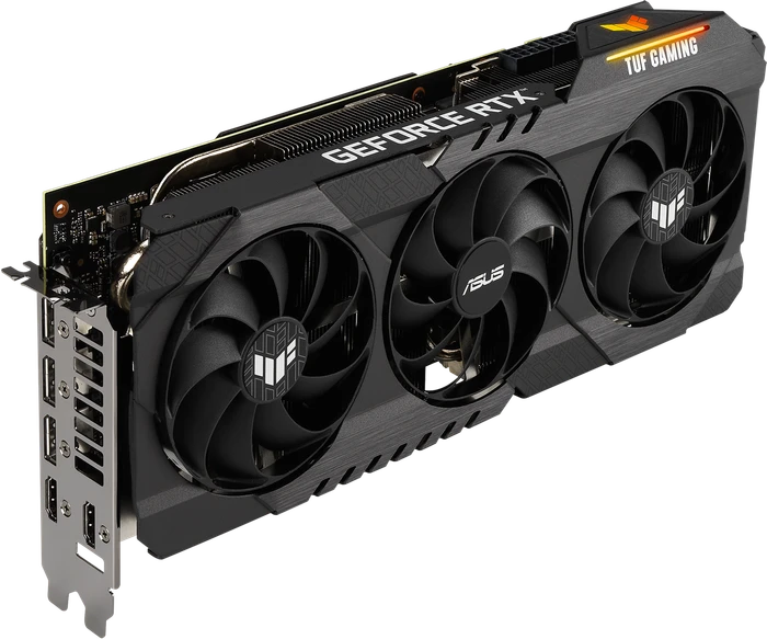 ASUS TUF Gaming GeForce RTX 3060 Ti, TUF-RTX3060TI-8GD6X-GAMING, 8GB GDDR6X, 2x HDMI, 3x DP