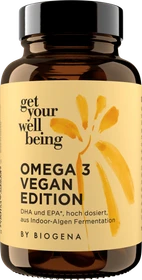 get your wellbeing by Biogena Omega 3 Vegan Edition Kapseln, 60 Stück