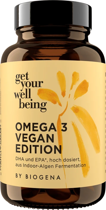 get your wellbeing by Biogena Omega 3 Vegan Edition Kapseln, 60 Stück