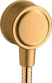 Hansgrohe Axor Montreux Wandanschluss mit Rückflussverhinderer brushed goldoptik
