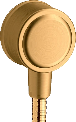 Hansgrohe Axor Montreux Wandanschluss mit Rückflussverhinderer brushed goldoptik