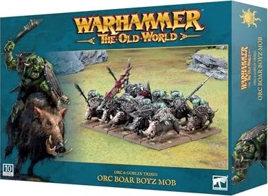 Games Workshop Warhammer The Old World - Orc & Goblin Tribes - Orc Boar Boyz Mob
