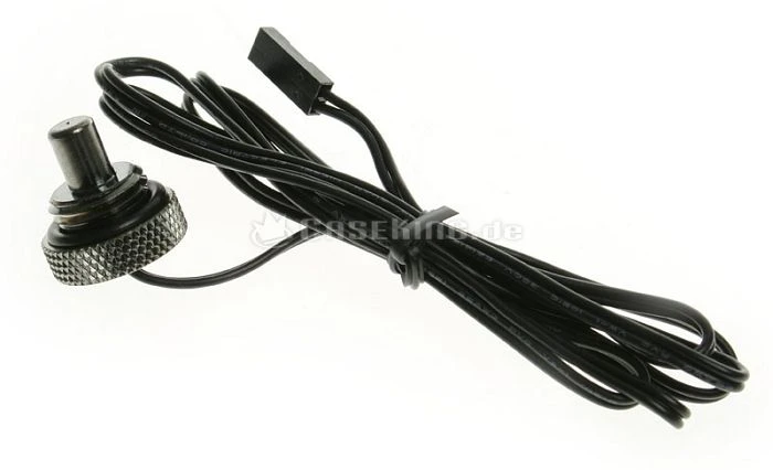 Bitspower 1/4" Temperatursensor glänzend schwarz